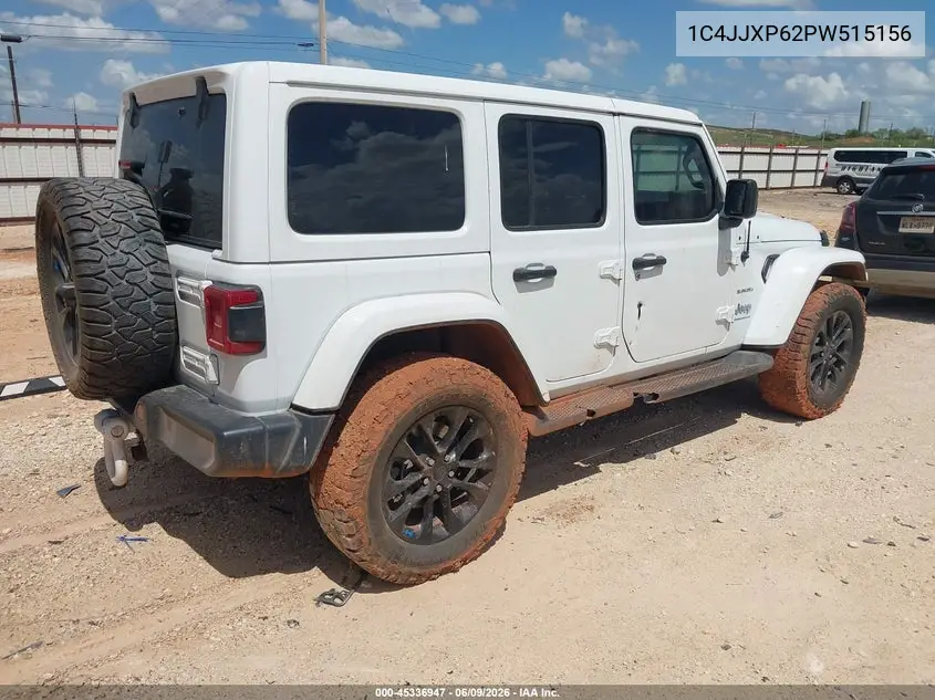 2023 Jeep Wrangler 4Xe Sahara 4X4 VIN: 1C4JJXP62PW515156 Lot: 45336947