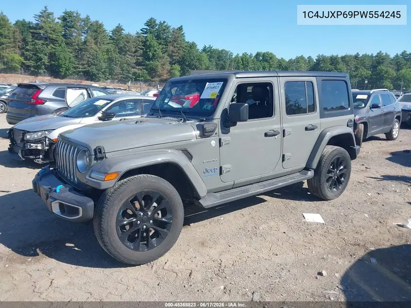 2023 Jeep Wrangler 4Xe Sahara 4X4 VIN: 1C4JJXP69PW554245 Lot: 45368823