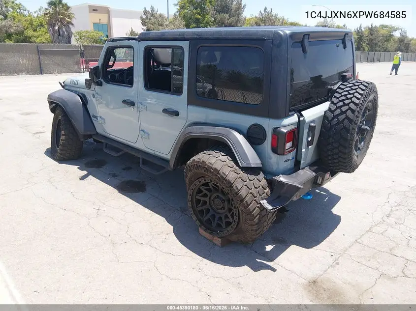 2023 Jeep Wrangler 4Xe 4X4 VIN: 1C4JJXN6XPW684585 Lot: 45390180