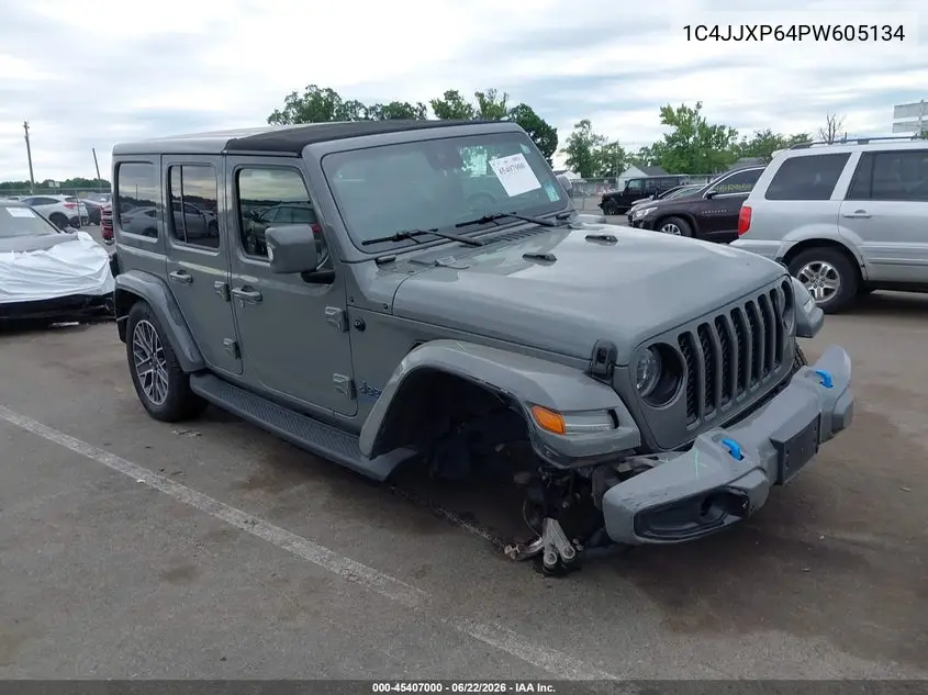 2023 Jeep Wrangler 4Xe High Altitude 4X4 VIN: 1C4JJXP64PW605134 Lot: 45407000