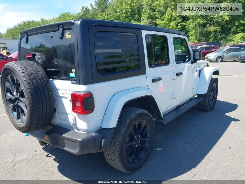 2023 Jeep Wrangler 4Xe Sahara 4X4 VIN: 1C4JJXP64PW630406 Lot: 45407530