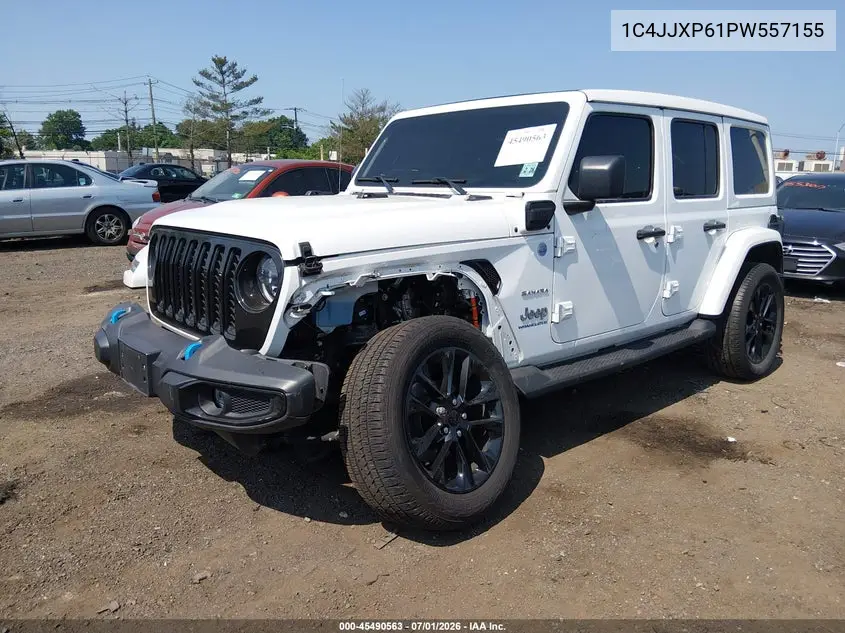2023 Jeep Wrangler 4Xe Sahara 4X4 VIN: 1C4JJXP61PW557155 Lot: 45490563