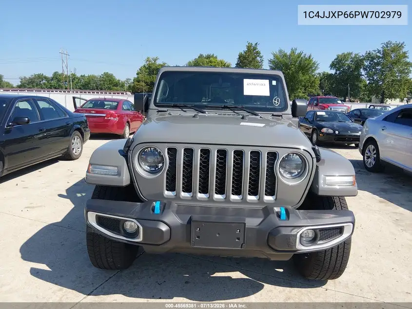 2023 Jeep Wrangler 4Xe Sahara 4X4 VIN: 1C4JJXP66PW702979 Lot: 45569381