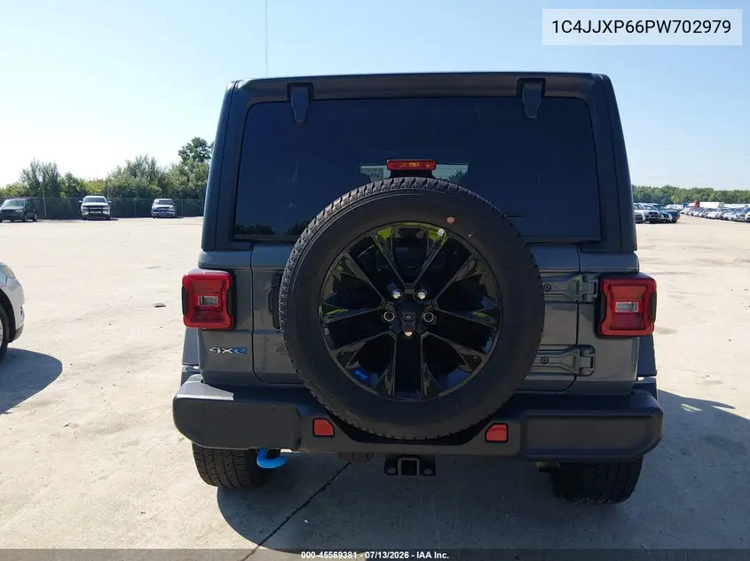 2023 Jeep Wrangler 4Xe Sahara 4X4 VIN: 1C4JJXP66PW702979 Lot: 45569381