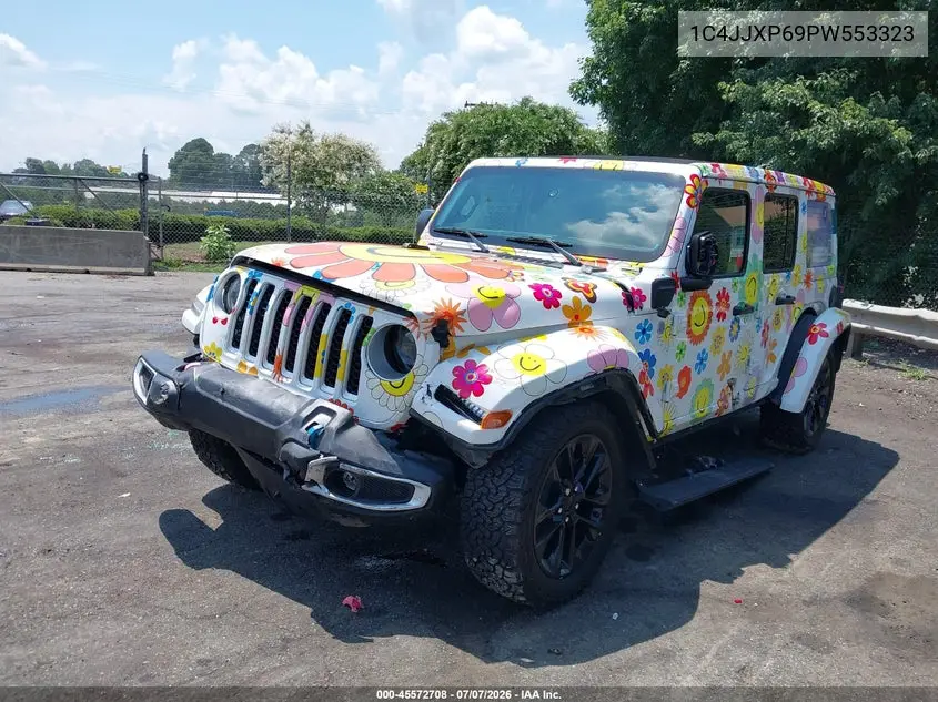 2023 Jeep Wrangler 4Xe Sahara 4X4 VIN: 1C4JJXP69PW553323 Lot: 45572708