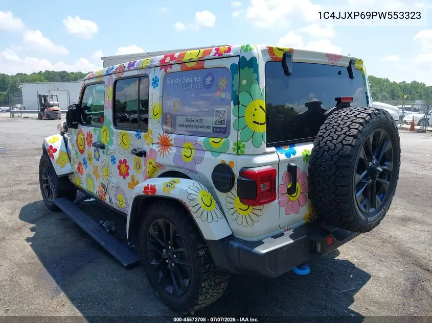 2023 Jeep Wrangler 4Xe Sahara 4X4 VIN: 1C4JJXP69PW553323 Lot: 45572708