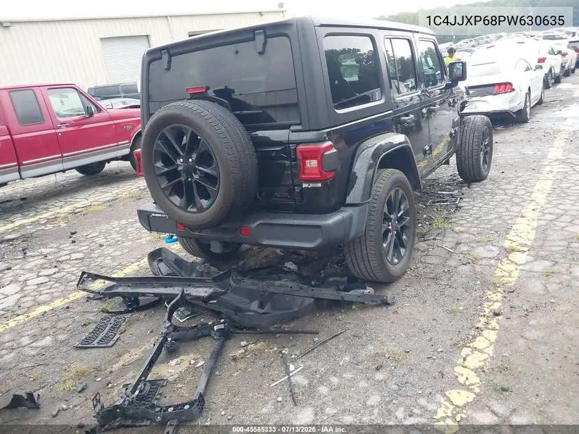 2023 Jeep Wrangler 4Xe Sahara 4X4 VIN: 1C4JJXP68PW630635 Lot: 45585333