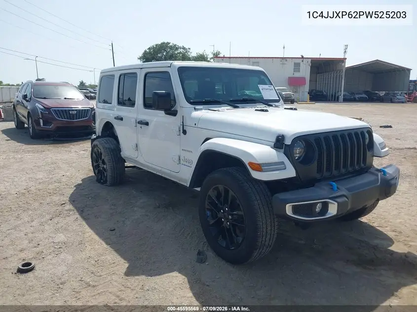 2023 Jeep Wrangler 4Xe Sahara 4X4 VIN: 1C4JJXP62PW525203 Lot: 45595569