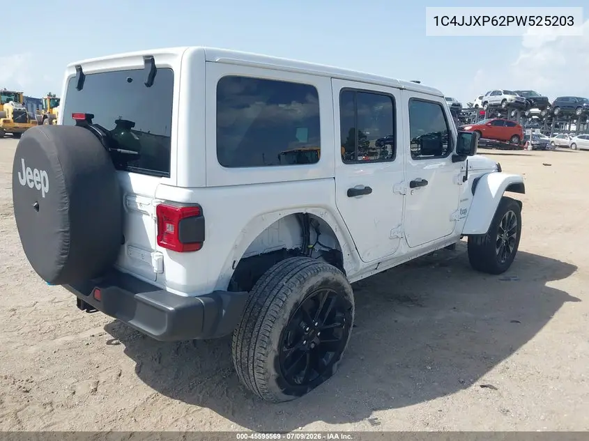 2023 Jeep Wrangler 4Xe Sahara 4X4 VIN: 1C4JJXP62PW525203 Lot: 45595569