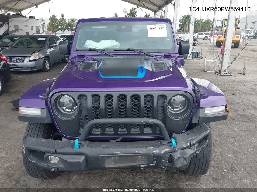 2023 Jeep Wrangler 4Xe Rubicon 4X4 VIN: 1C4JJXR60PW569410 Lot: 45674132