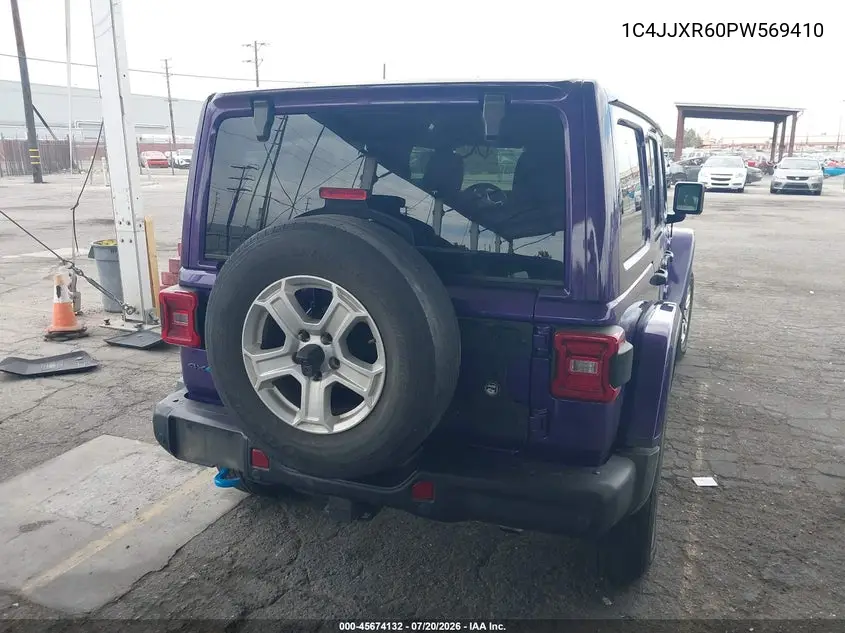 2023 Jeep Wrangler 4Xe Rubicon 4X4 VIN: 1C4JJXR60PW569410 Lot: 45674132