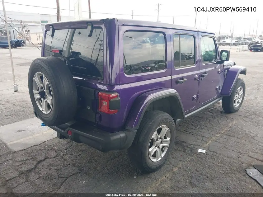2023 Jeep Wrangler 4Xe Rubicon 4X4 VIN: 1C4JJXR60PW569410 Lot: 45674132