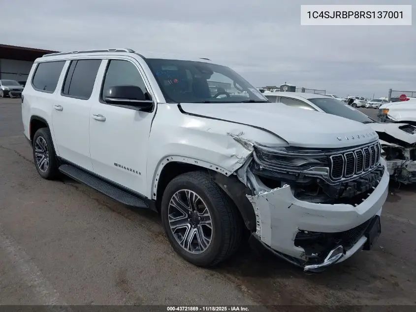 1C4SJRBP8RS137001 2024 Jeep Wagoneer L Series Ii 4X2