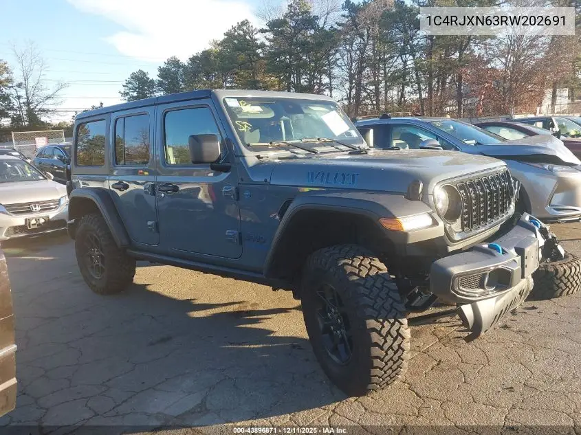 1C4RJXN63RW202691 2024 Jeep Wrangler 4Xe Willys 4Xe
