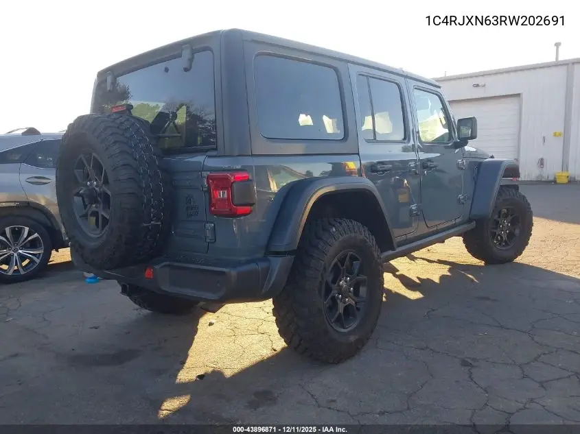 1C4RJXN63RW202691 2024 Jeep Wrangler 4Xe Willys 4Xe