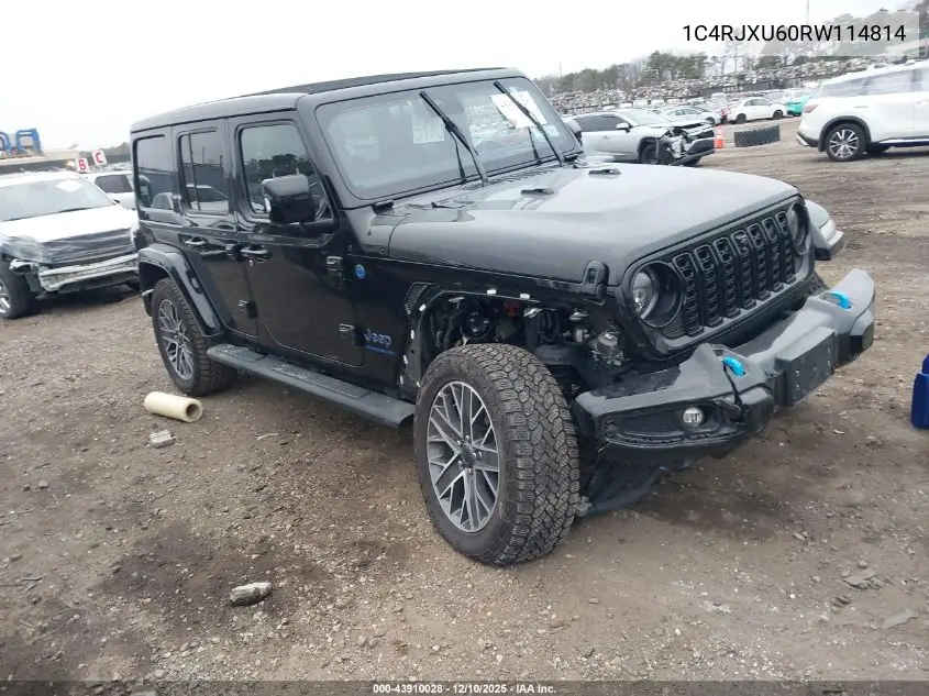 1C4RJXU60RW114814 2024 Jeep Wrangler 4Xe Summit 4Xe