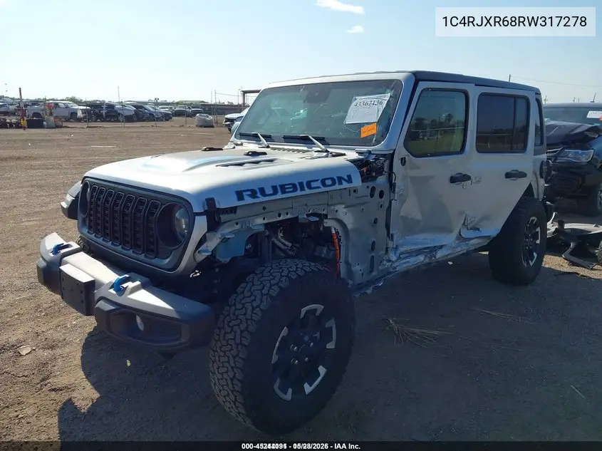 1C4RJXR68RW317278 2024 Jeep Wrangler 4Xe Rubicon 4Xe