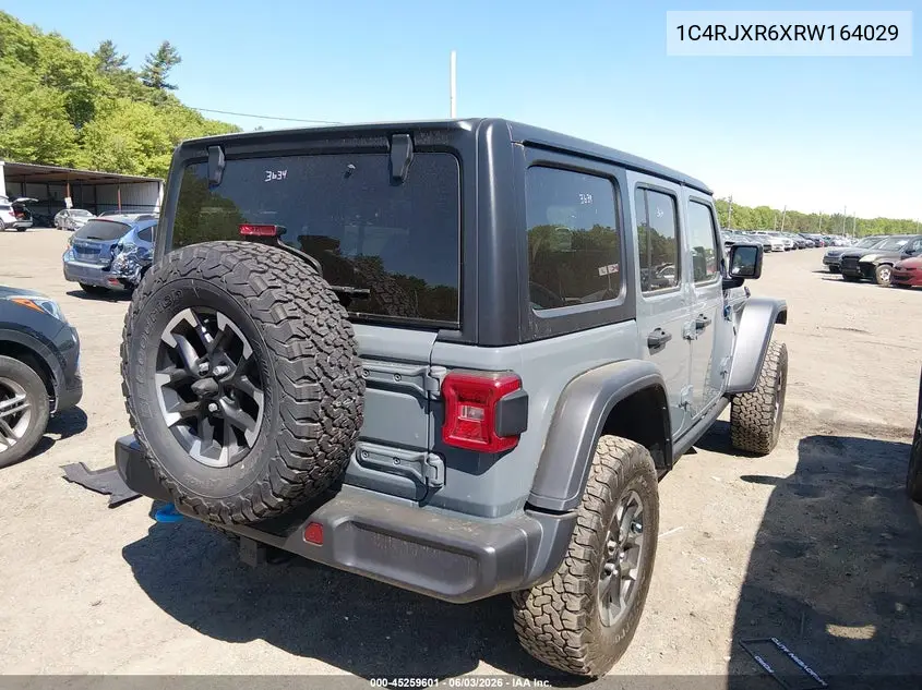 2024 Jeep Wrangler 4Xe Rubicon 4Xe VIN: 1C4RJXR6XRW164029 Lot: 45259601