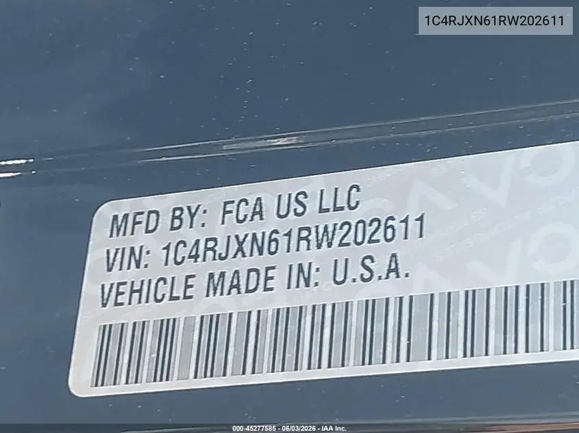 2024 Jeep Wrangler 4Xe Sport S 4Xe VIN: 1C4RJXN61RW202611 Lot: 45277585