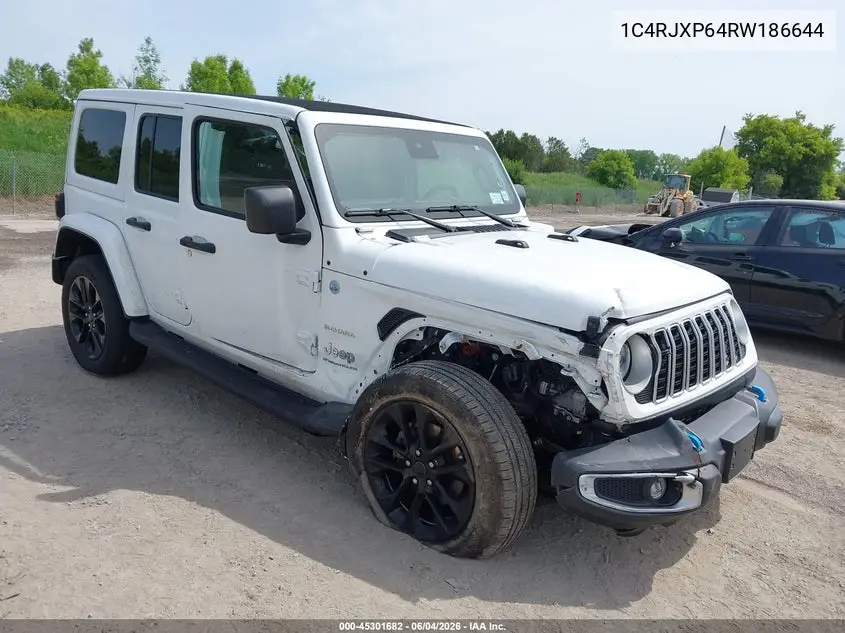 2024 Jeep Wrangler 4Xe Sahara 4Xe VIN: 1C4RJXP64RW186644 Lot: 45301682