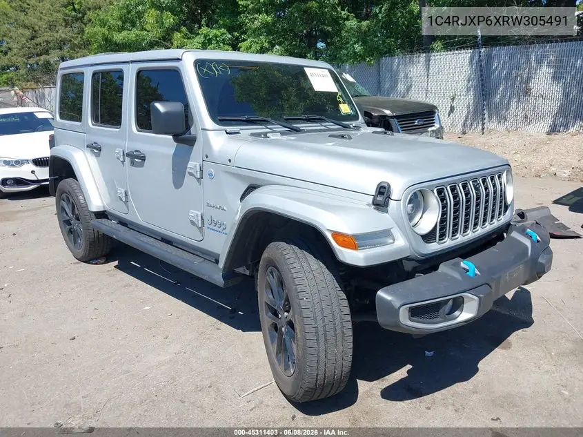 2024 Jeep Wrangler 4Xe Sahara 4Xe VIN: 1C4RJXP6XRW305491 Lot: 45311403