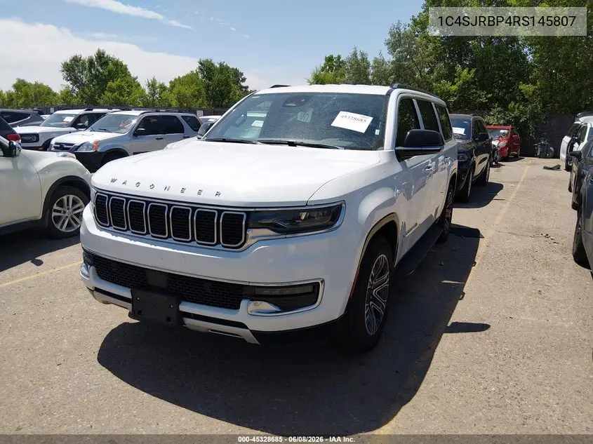 2024 Jeep Wagoneer L Series Ii VIN: 1C4SJRBP4RS145807 Lot: 45328685