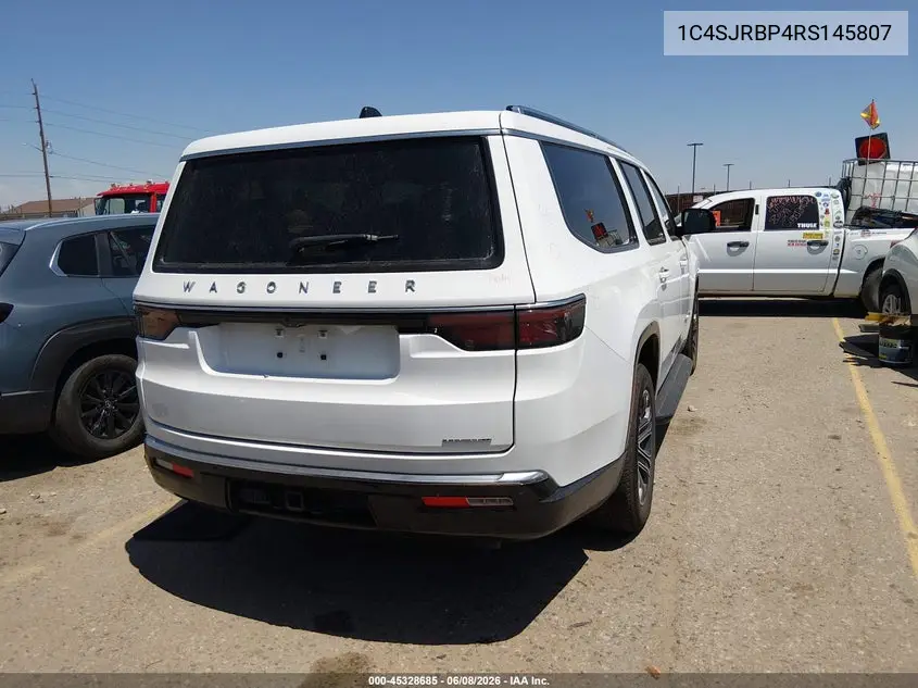 2024 Jeep Wagoneer L Series Ii VIN: 1C4SJRBP4RS145807 Lot: 45328685