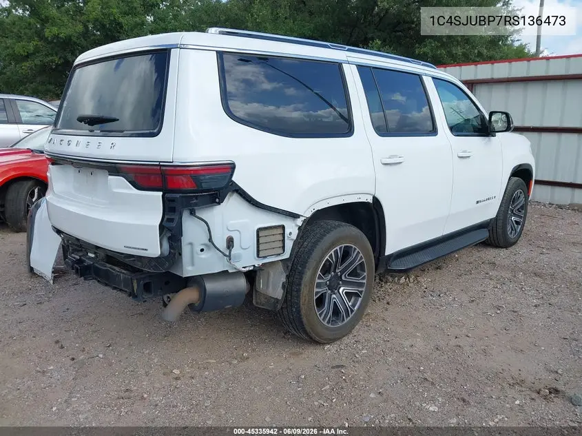 2024 Jeep Wagoneer Series Ii 4X2 VIN: 1C4SJUBP7RS136473 Lot: 45335942