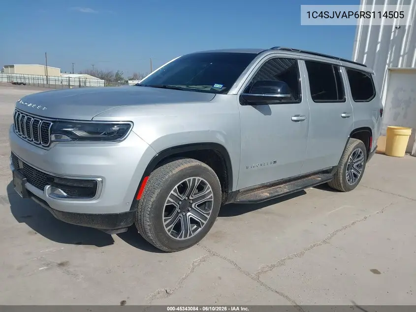 2024 Jeep Wagoneer Series I 4X4 VIN: 1C4SJVAP6RS114505 Lot: 45343084
