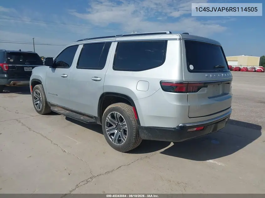 2024 Jeep Wagoneer Series I 4X4 VIN: 1C4SJVAP6RS114505 Lot: 45343084