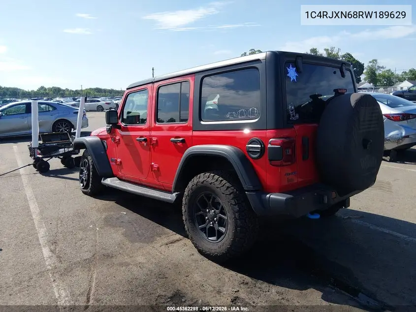 2024 Jeep Wrangler 4Xe Willys 4Xe VIN: 1C4RJXN68RW189629 Lot: 45362298