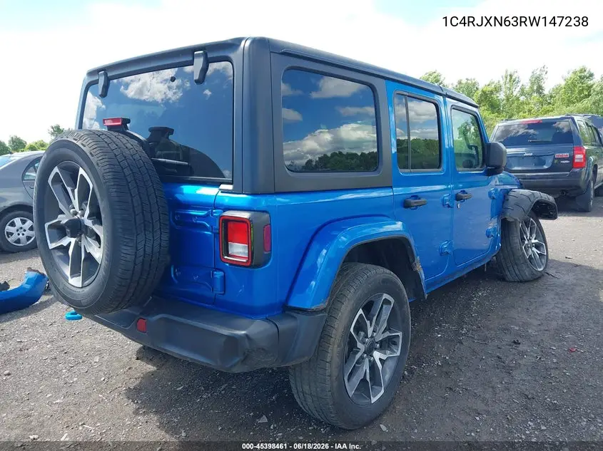 2024 Jeep Wrangler 4Xe Sport S 4Xe VIN: 1C4RJXN63RW147238 Lot: 45398461