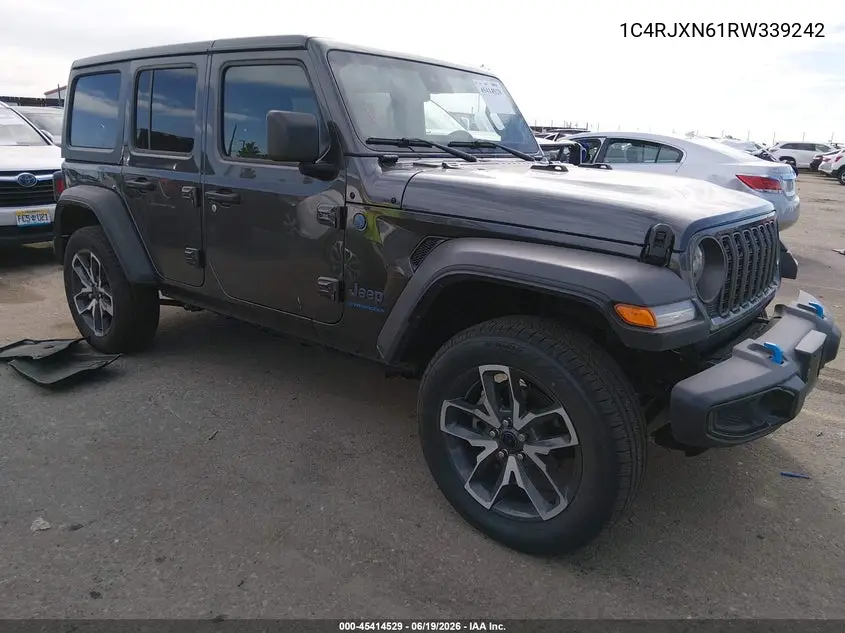 2024 Jeep Wrangler 4Xe Sport S 4Xe VIN: 1C4RJXN61RW339242 Lot: 45414529