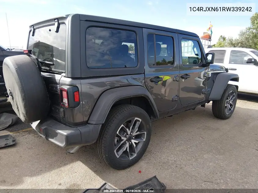 2024 Jeep Wrangler 4Xe Sport S 4Xe VIN: 1C4RJXN61RW339242 Lot: 45414529