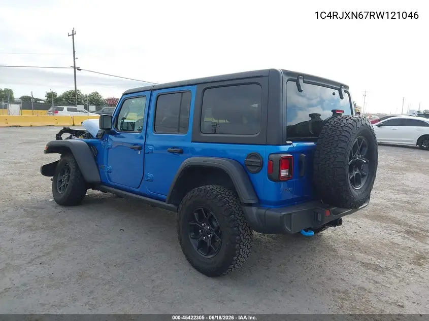 2024 Jeep Wrangler 4Xe Willys 4Xe VIN: 1C4RJXN67RW121046 Lot: 45422305