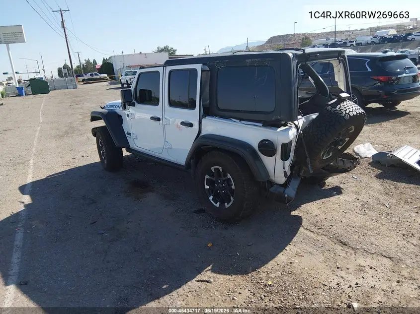 2024 Jeep Wrangler 4Xe Rubicon 4Xe VIN: 1C4RJXR60RW269663 Lot: 45434717