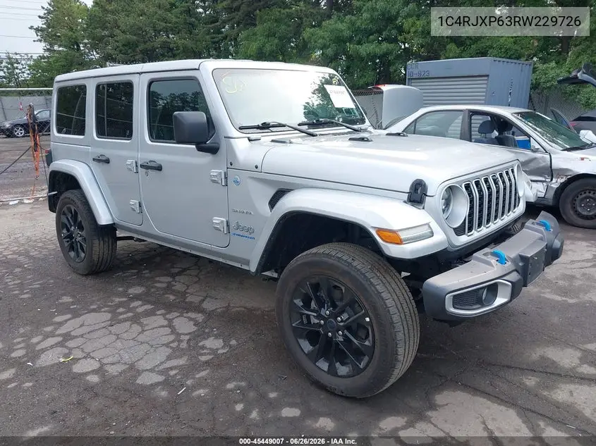 2024 Jeep Wrangler 4Xe Sahara 4Xe VIN: 1C4RJXP63RW229726 Lot: 45449007