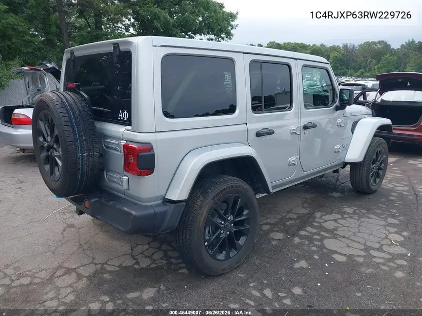 2024 Jeep Wrangler 4Xe Sahara 4Xe VIN: 1C4RJXP63RW229726 Lot: 45449007