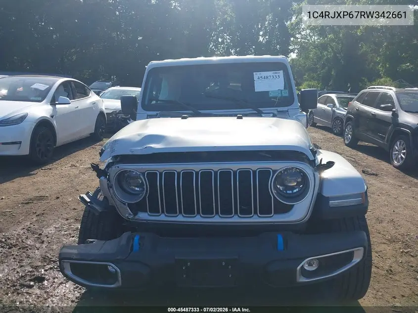 2024 Jeep Wrangler 4Xe Sahara 4Xe VIN: 1C4RJXP67RW342661 Lot: 45487333