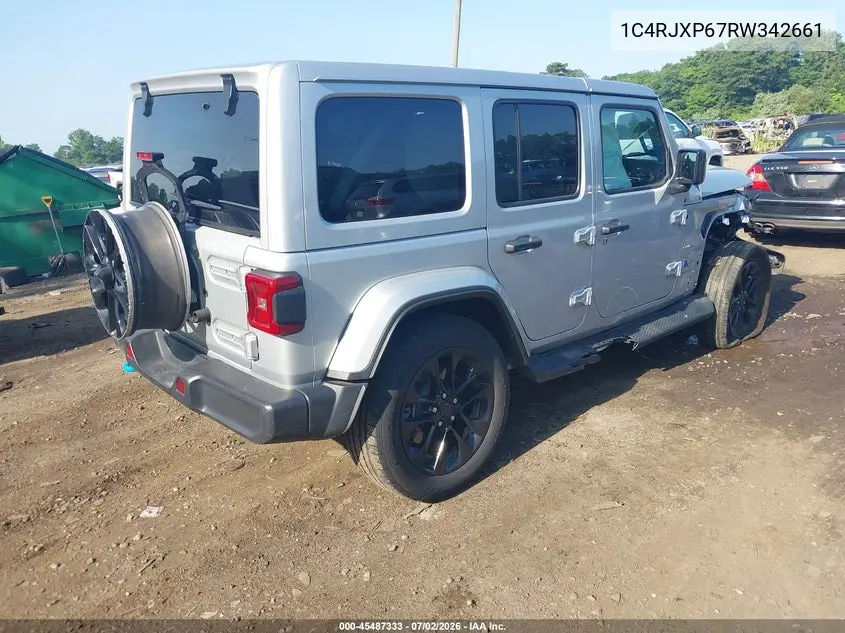 2024 Jeep Wrangler 4Xe Sahara 4Xe VIN: 1C4RJXP67RW342661 Lot: 45487333