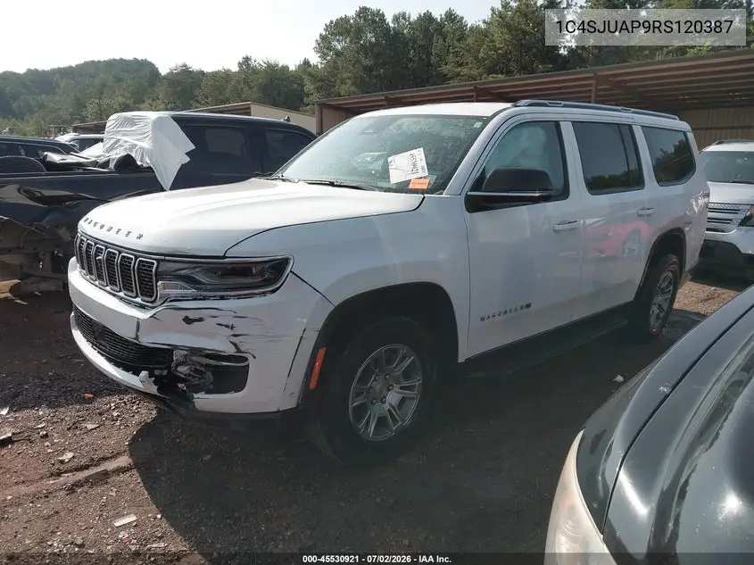 2024 Jeep Wagoneer Series I 4X2 VIN: 1C4SJUAP9RS120387 Lot: 45530921