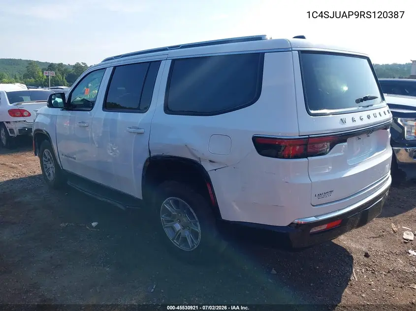 2024 Jeep Wagoneer Series I 4X2 VIN: 1C4SJUAP9RS120387 Lot: 45530921