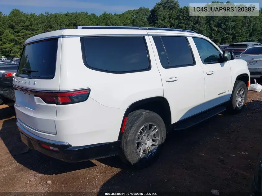 2024 Jeep Wagoneer Series I 4X2 VIN: 1C4SJUAP9RS120387 Lot: 45530921