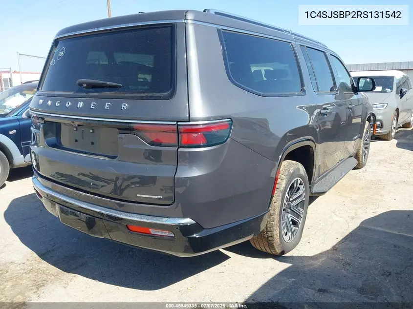 2024 Jeep Wagoneer L Series Ii 4X4 VIN: 1C4SJSBP2RS131542 Lot: 45549335