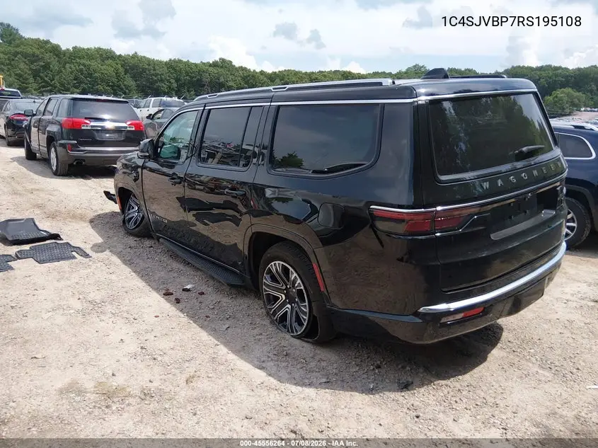 2024 Jeep Wagoneer Series Ii 4X4 VIN: 1C4SJVBP7RS195108 Lot: 45556264