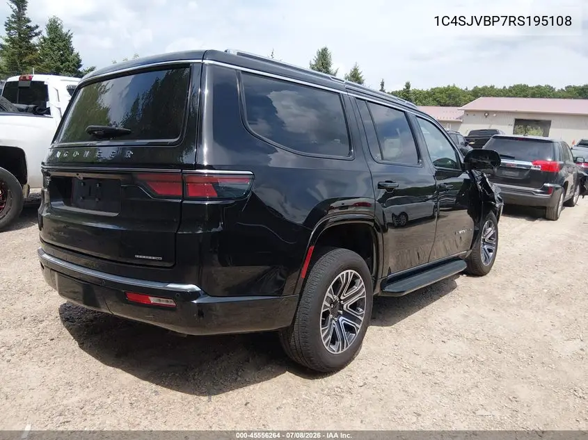 2024 Jeep Wagoneer Series Ii 4X4 VIN: 1C4SJVBP7RS195108 Lot: 45556264