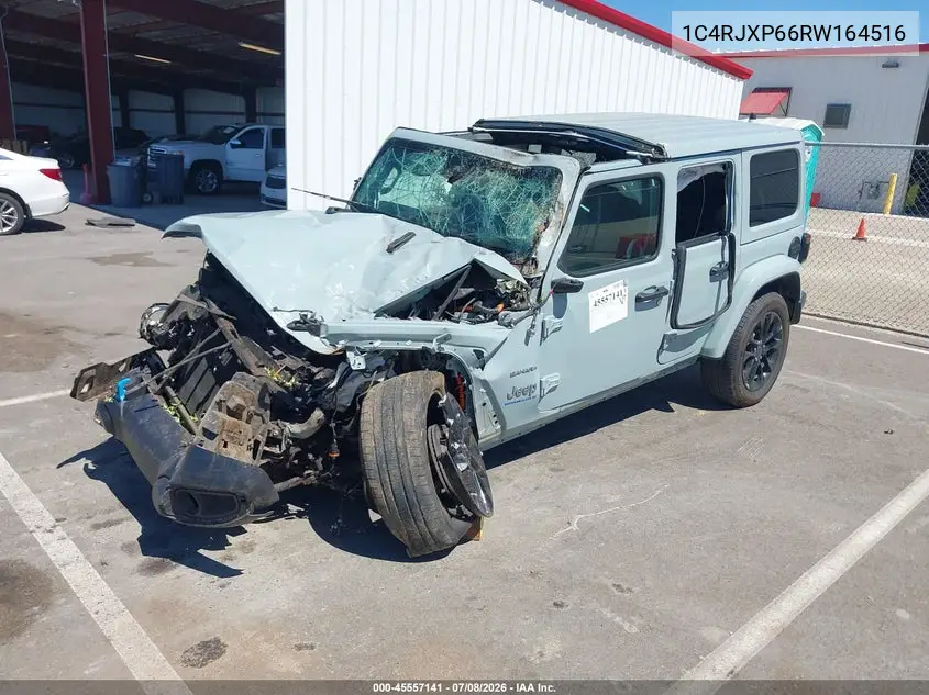2024 Jeep Wrangler 4Xe Sahara 4Xe VIN: 1C4RJXP66RW164516 Lot: 45557141