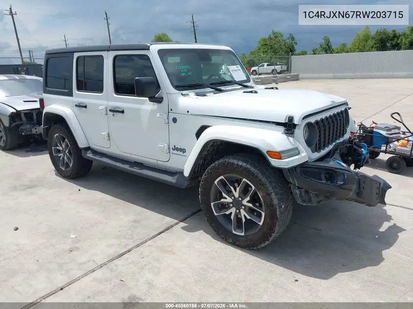 2024 Jeep Wrangler 4Xe Sport S 4Xe VIN: 1C4RJXN67RW203715 Lot: 45560198