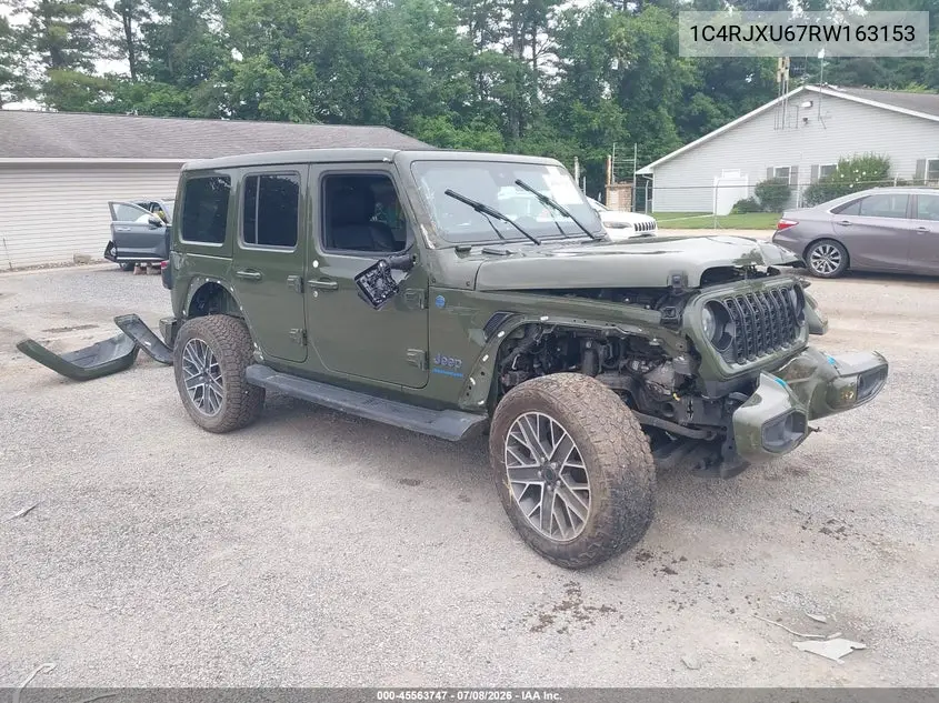 2024 Jeep Wrangler 4Xe Summit 4Xe VIN: 1C4RJXU67RW163153 Lot: 45563747