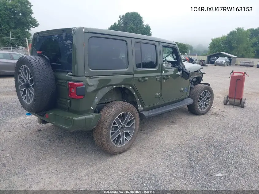 2024 Jeep Wrangler 4Xe Summit 4Xe VIN: 1C4RJXU67RW163153 Lot: 45563747